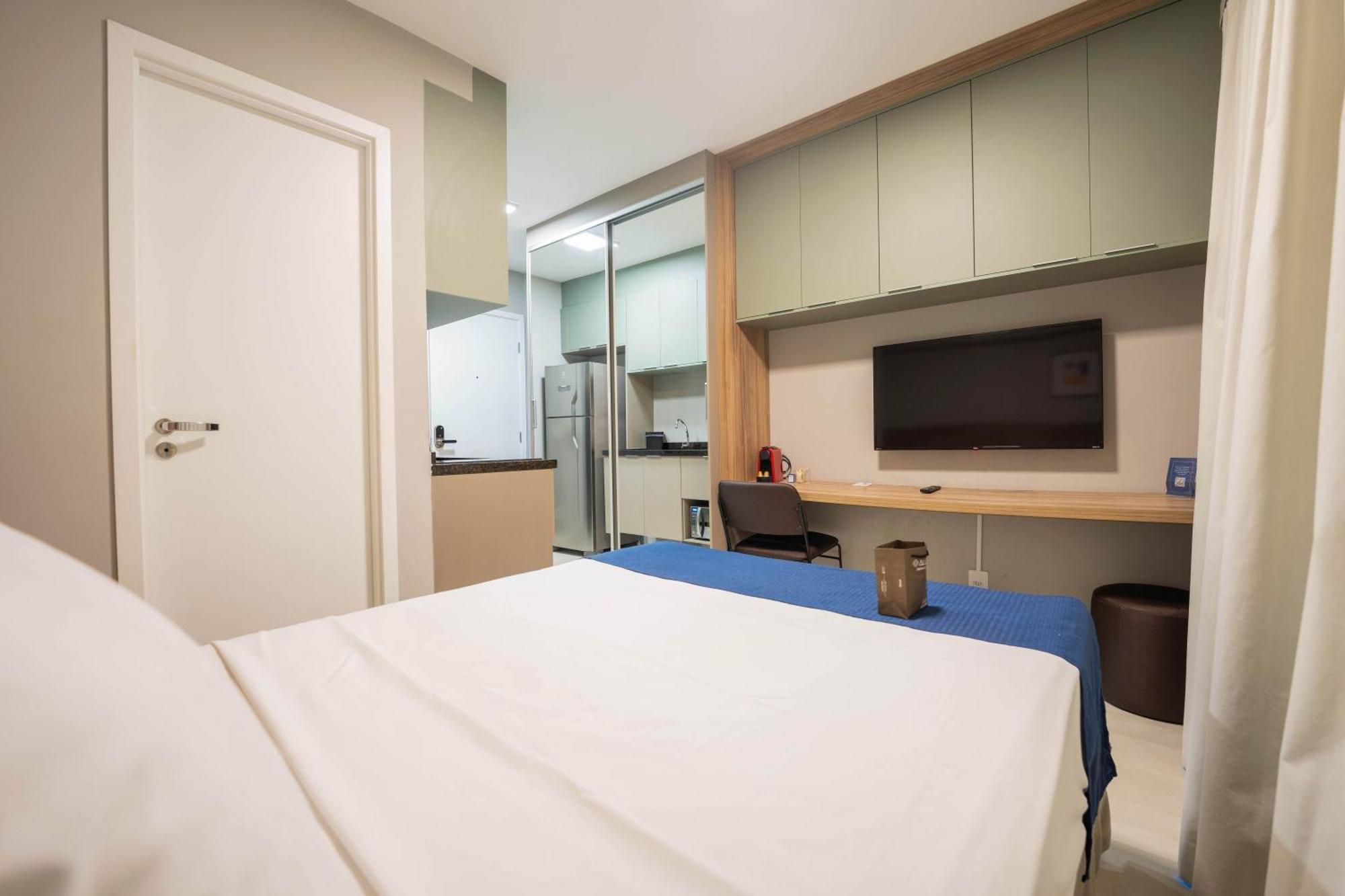 Apartamentos Studio Allure Moema - Com Cafe Da Manha Opcional, Recepcao E Valet 24 Horas 상파울루 객실 사진